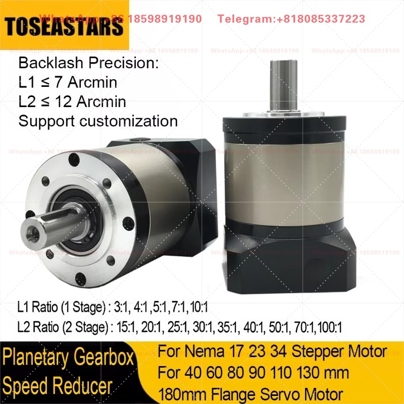 Planetary Gearbox Reducer Nema 23 34 - Riduttore a ingranaggi planetari per motori