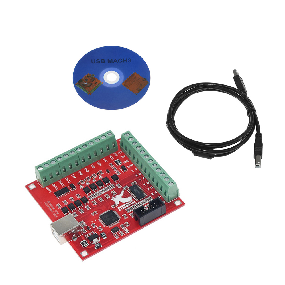 MACH3 CNC USB 100Khz Breakout  - Mach3 Usb Cnc Controller 4 Axis 100Khz recensione e prezzo