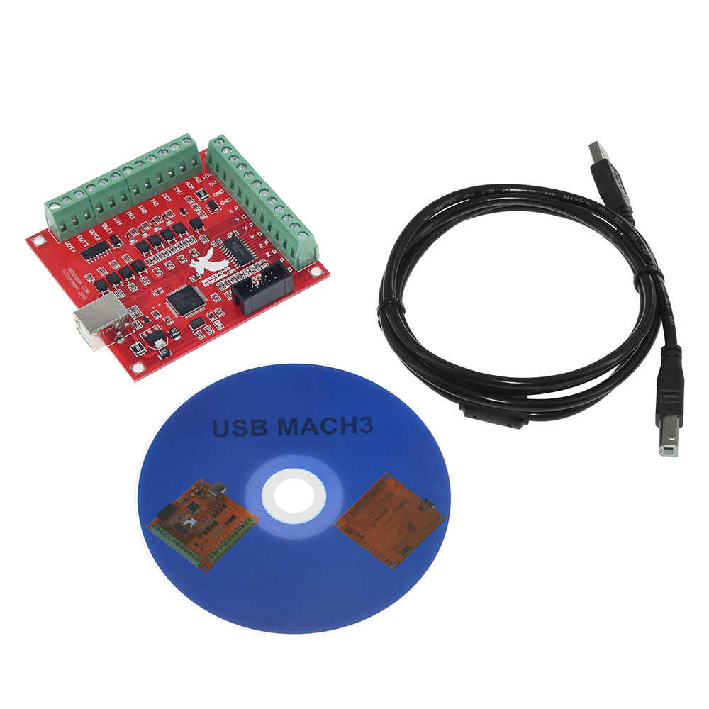 MACH3 CNC USB 100Khz Breakout  - Mach3 Usb Cnc Controller 4 Axis 100Khz recensione e prezzo