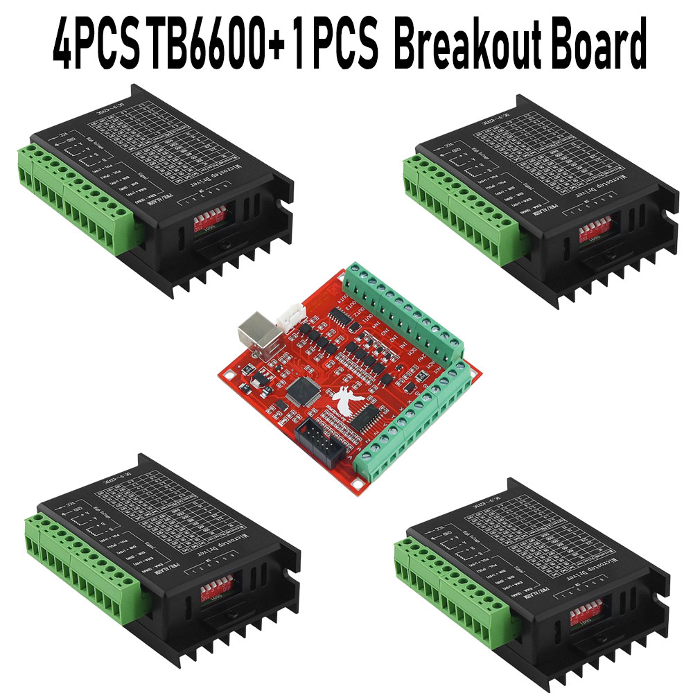4PCS Driver del motore passo-p - Mach3 Usb Cnc Controller 4 Axis 100Khz recensione e prezzo