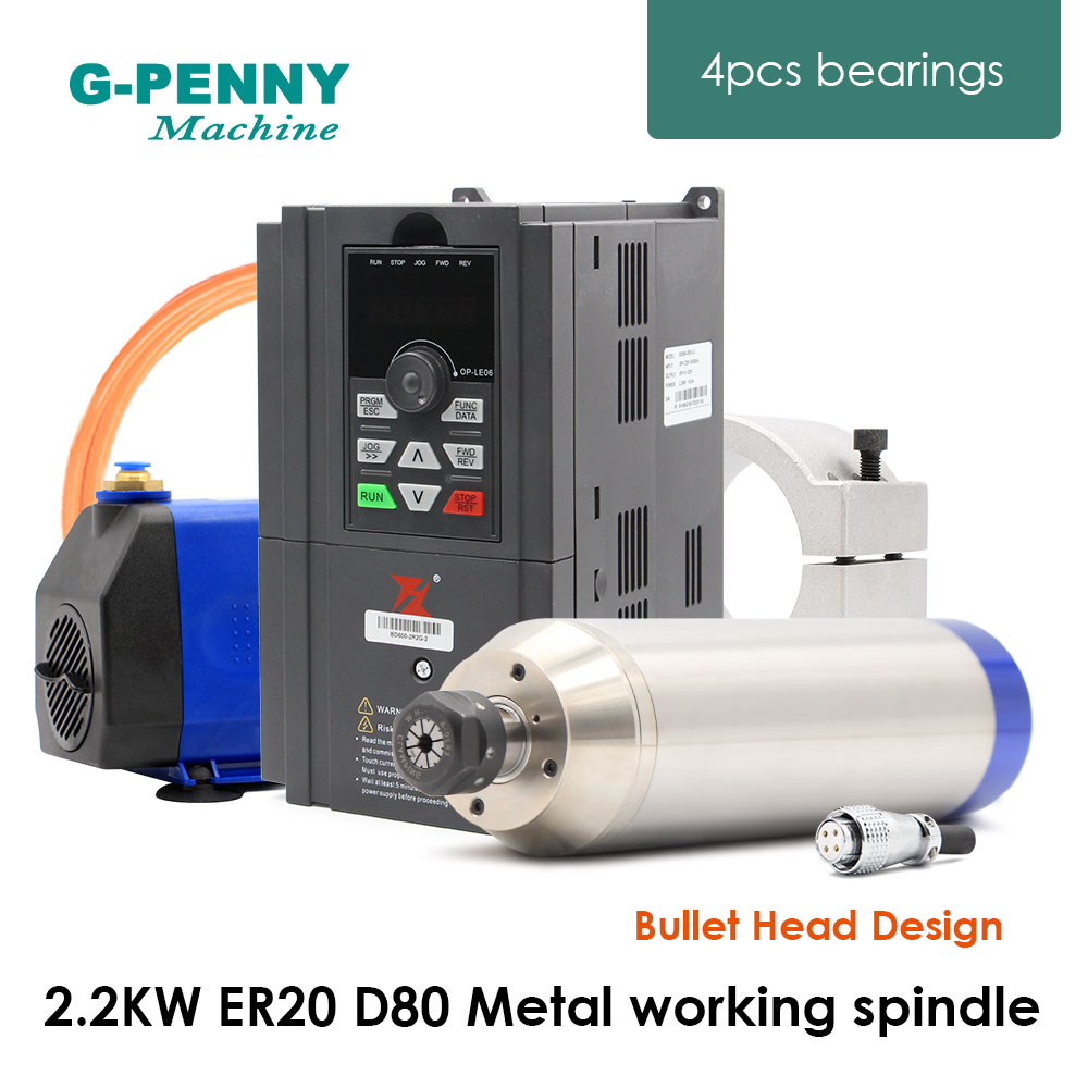 Kit motore mandrino raffreddat - 2.2Kw Water Cooled Spindle Kit Vfd recensione e prezzo
